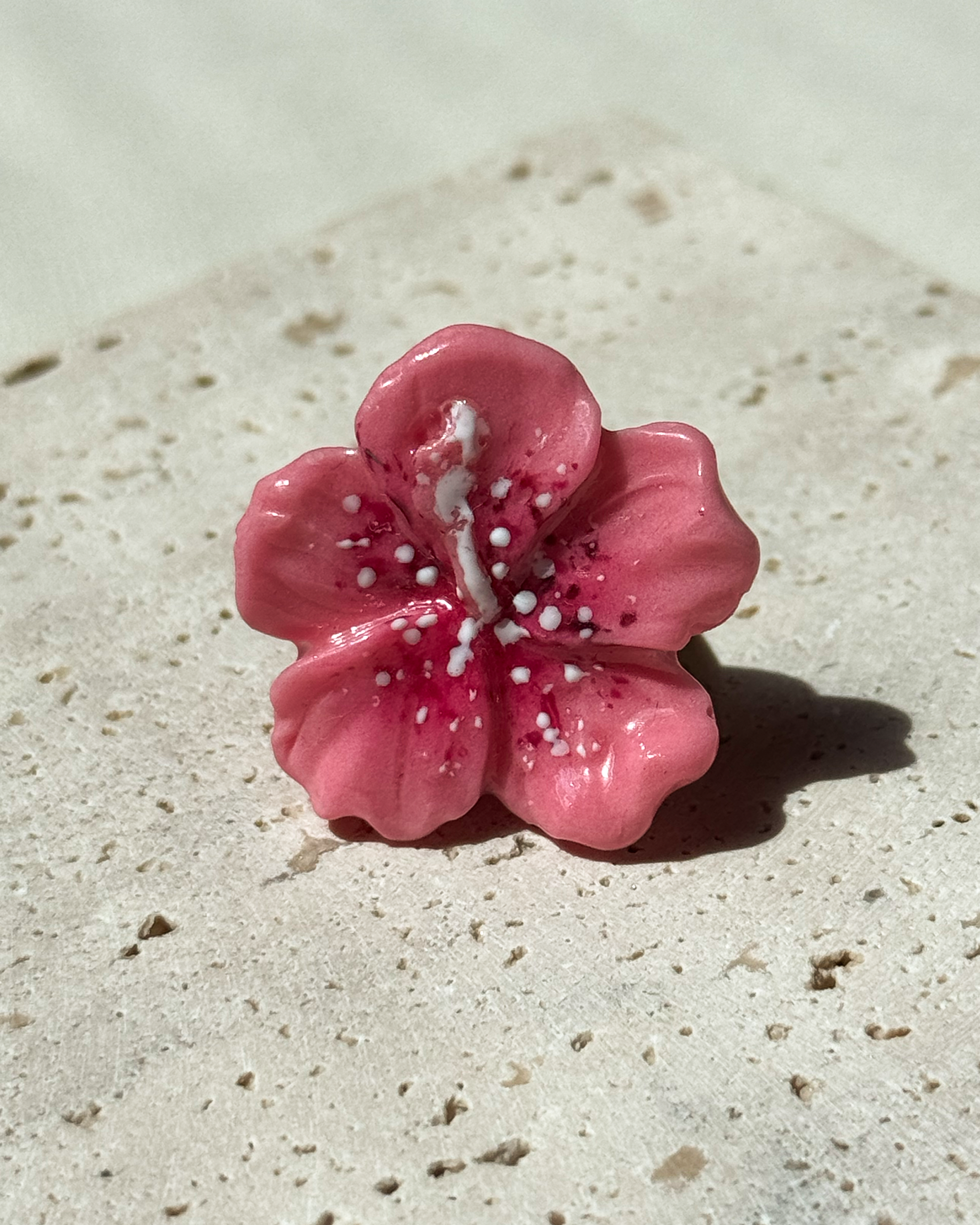Hibiscus Gyűrű - Baby pink