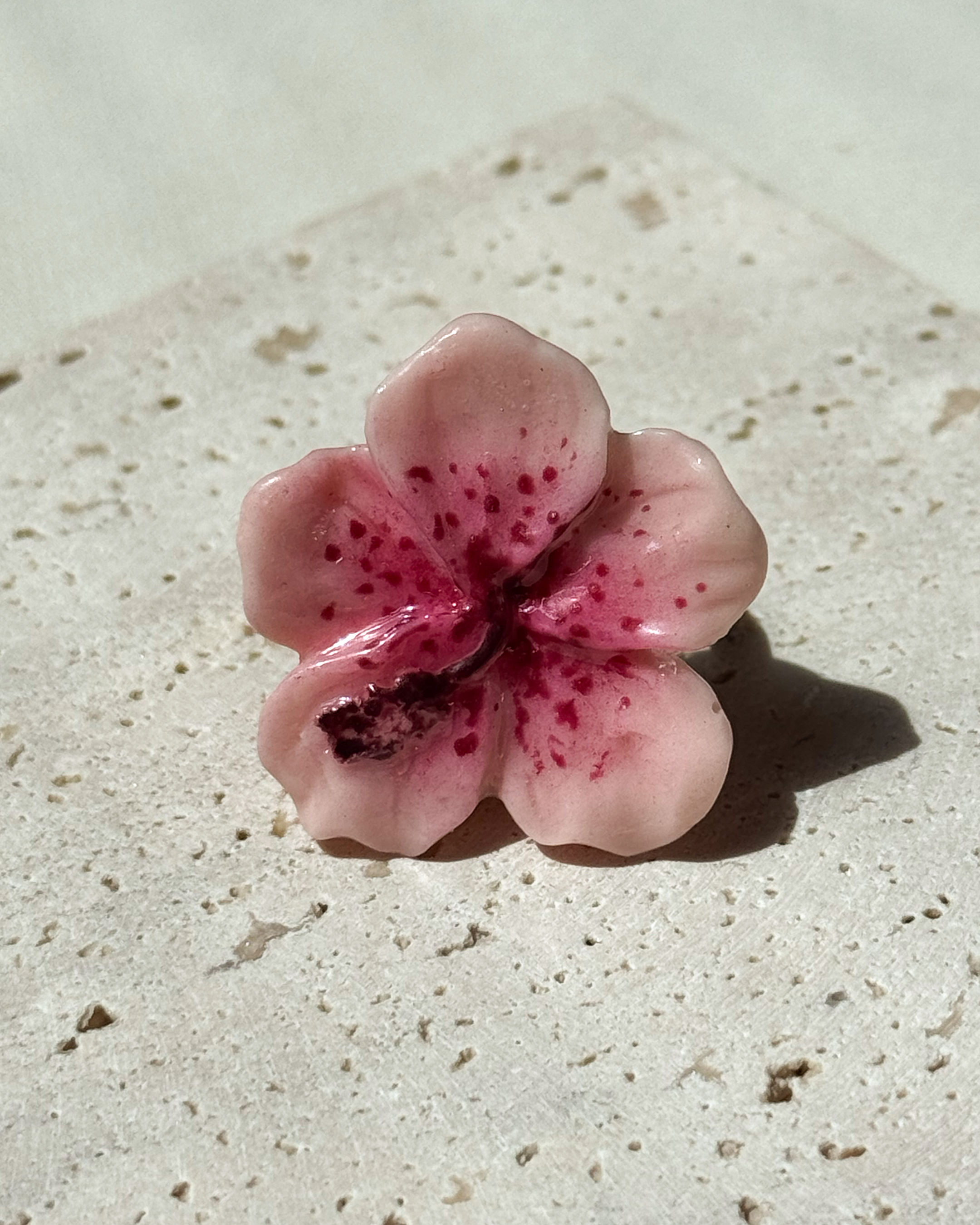 Hibiscus Gyűrű - Baby pink