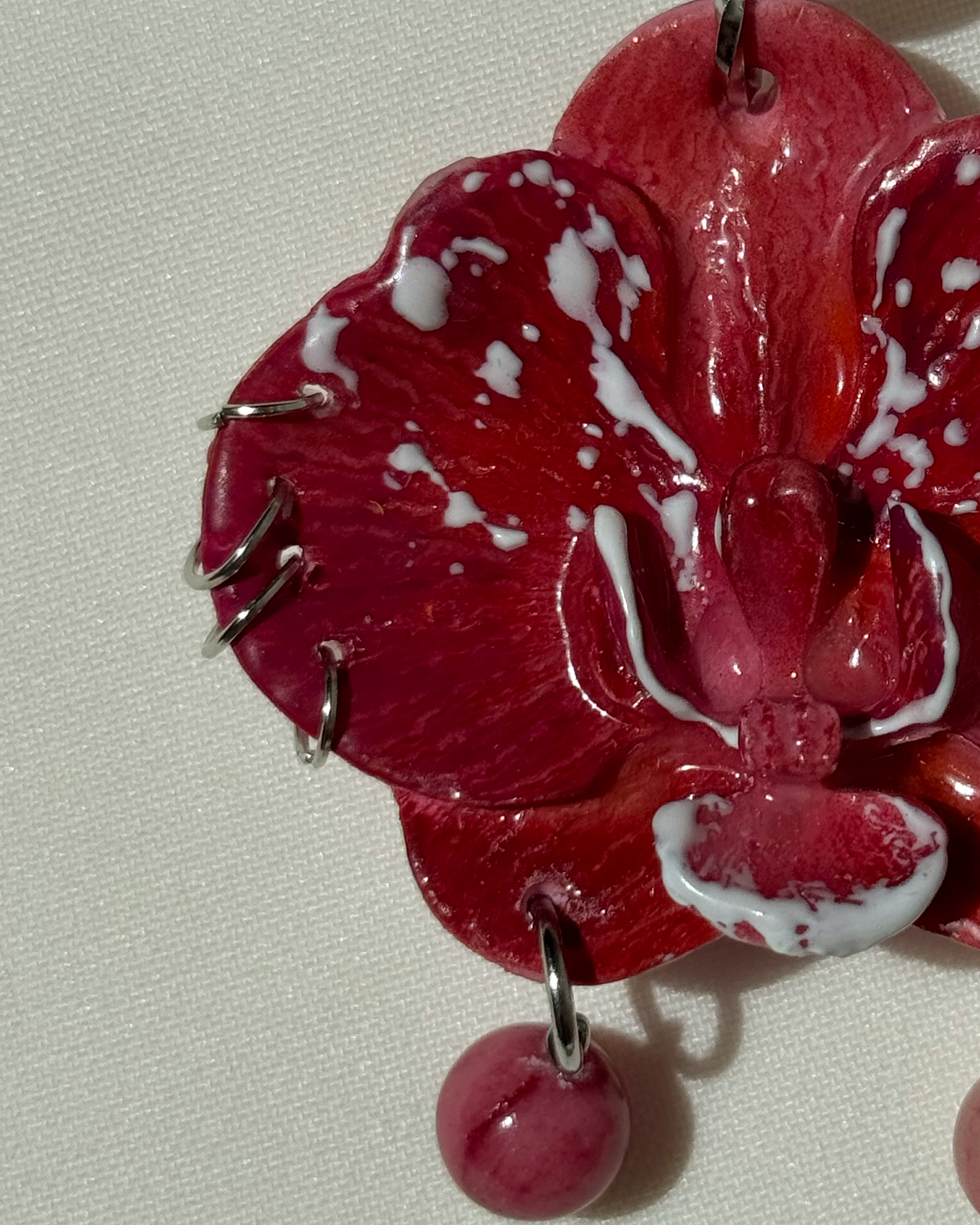 Pink Orchidea Táskadísz