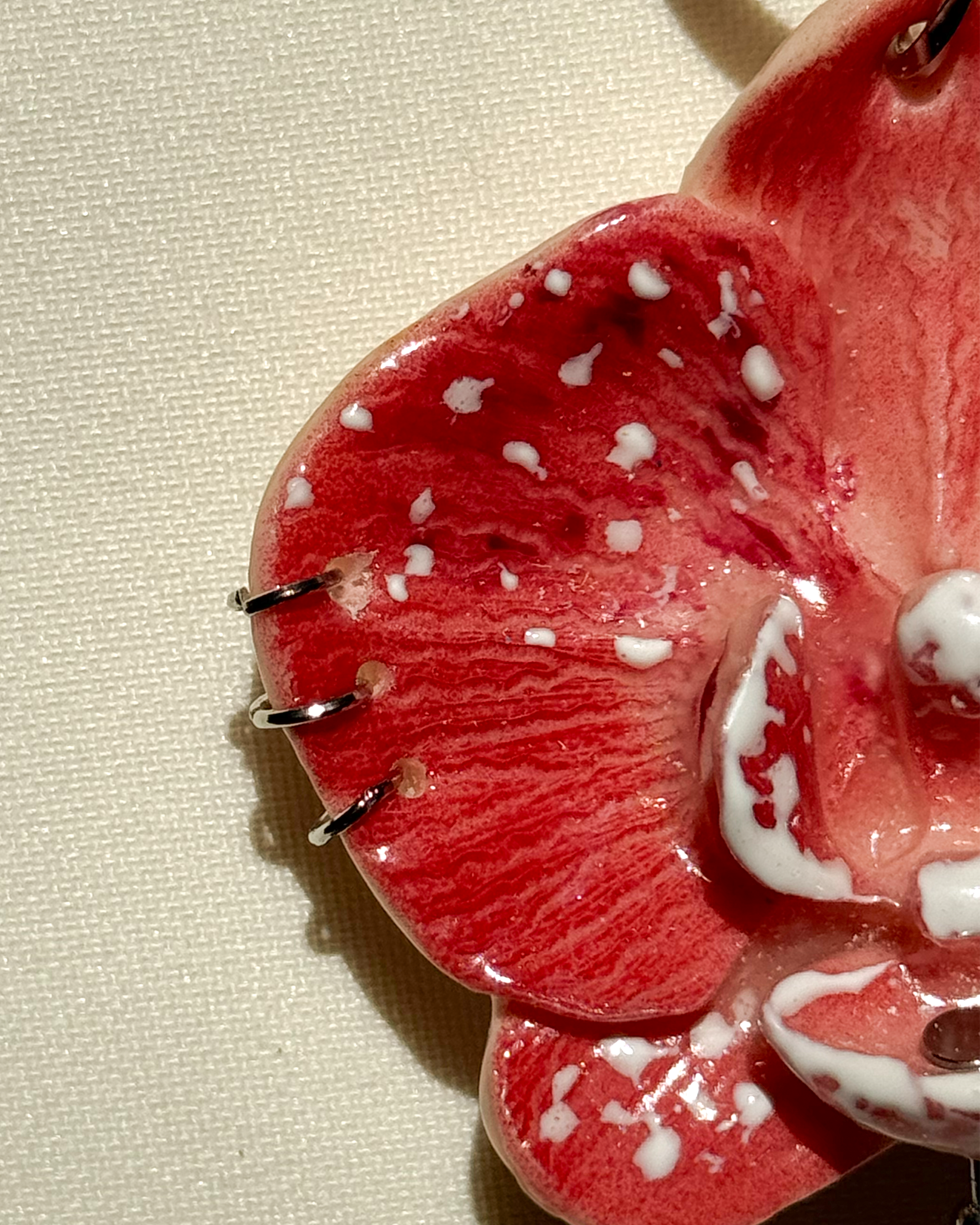 Rózsaszín Orchidea Táskadísz